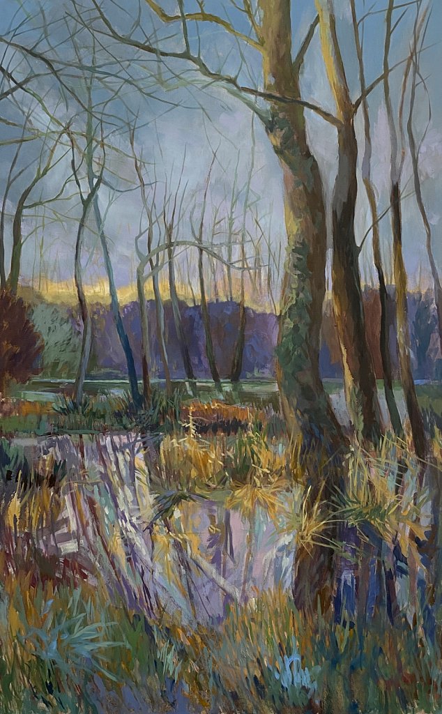 Marais à La Madelaine sous Montreuil-60M-130X81cm-2021