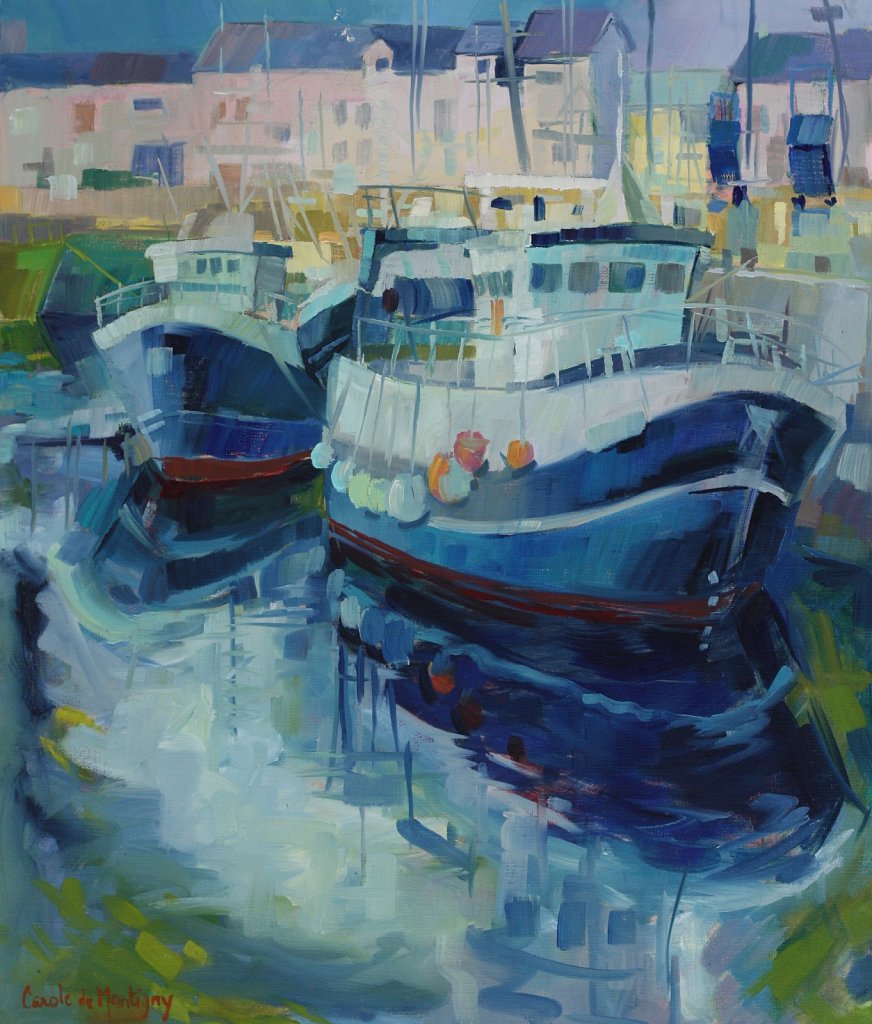 2010-Huile-Retour-de-peche-a-La-Turballe-10F-55X46cm.JPG