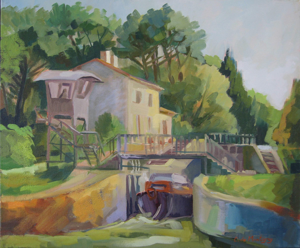 L'écluse du pont rouge